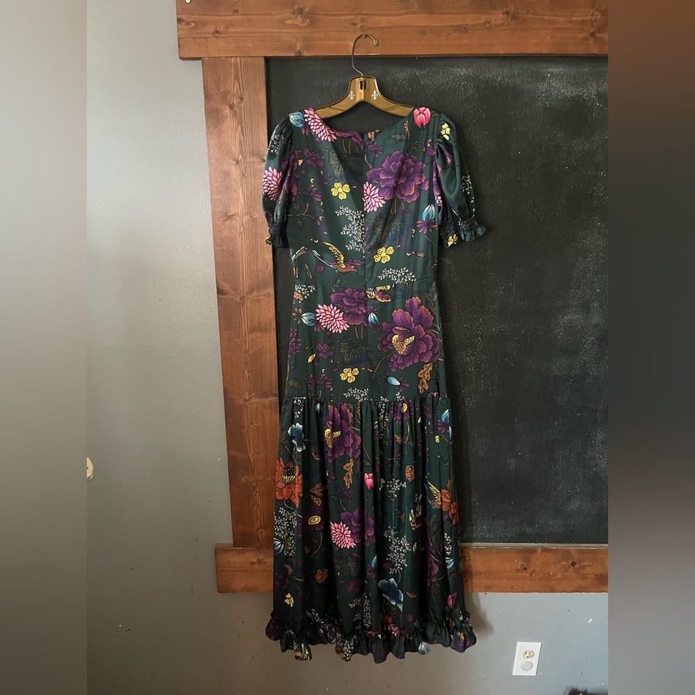 Anthropologie Hutch Maxi Dress with Puff Sleeves Floral Print - Picture 7 of 7